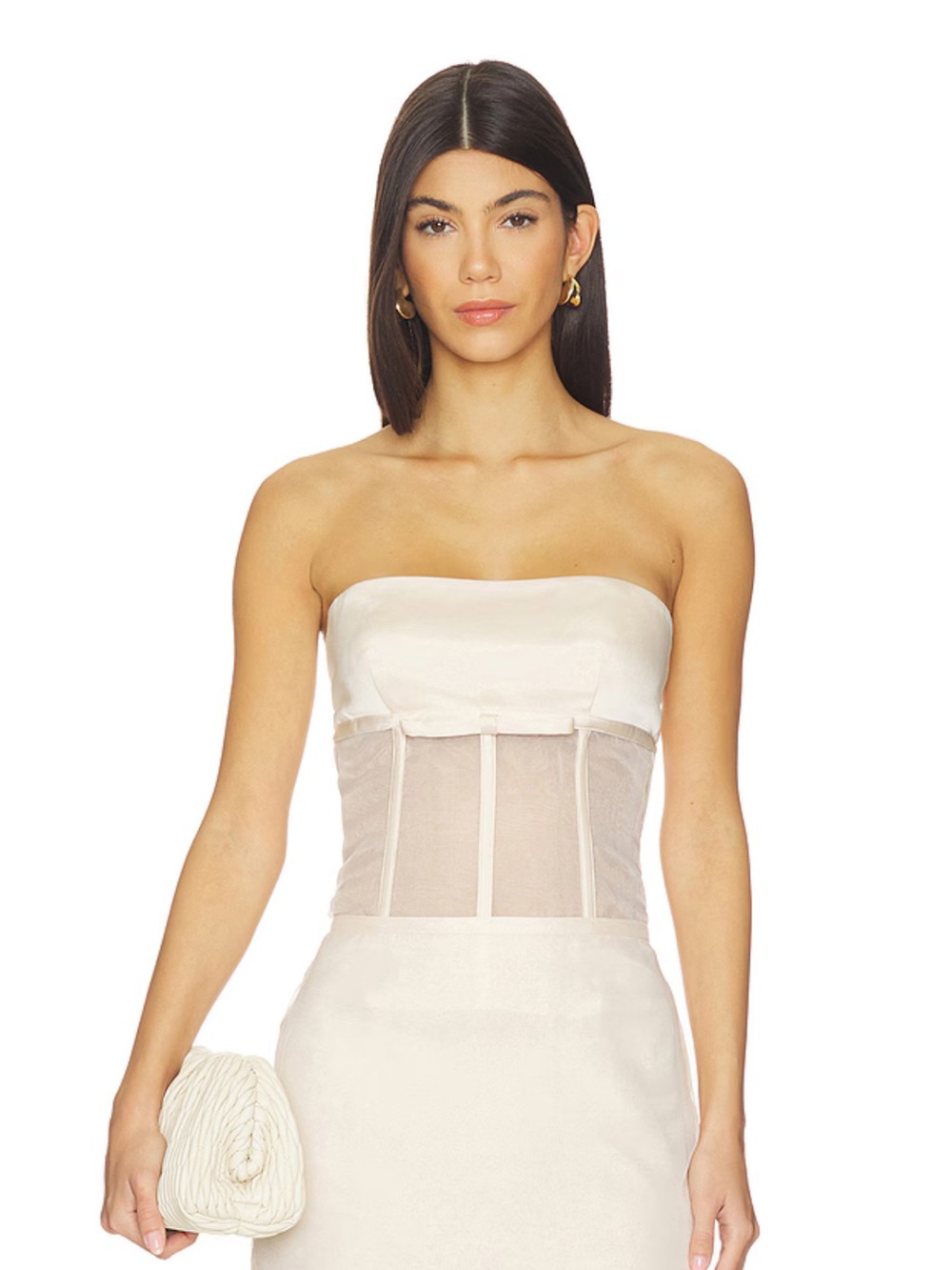 Cara Strapless Corset in Champagne
LPA